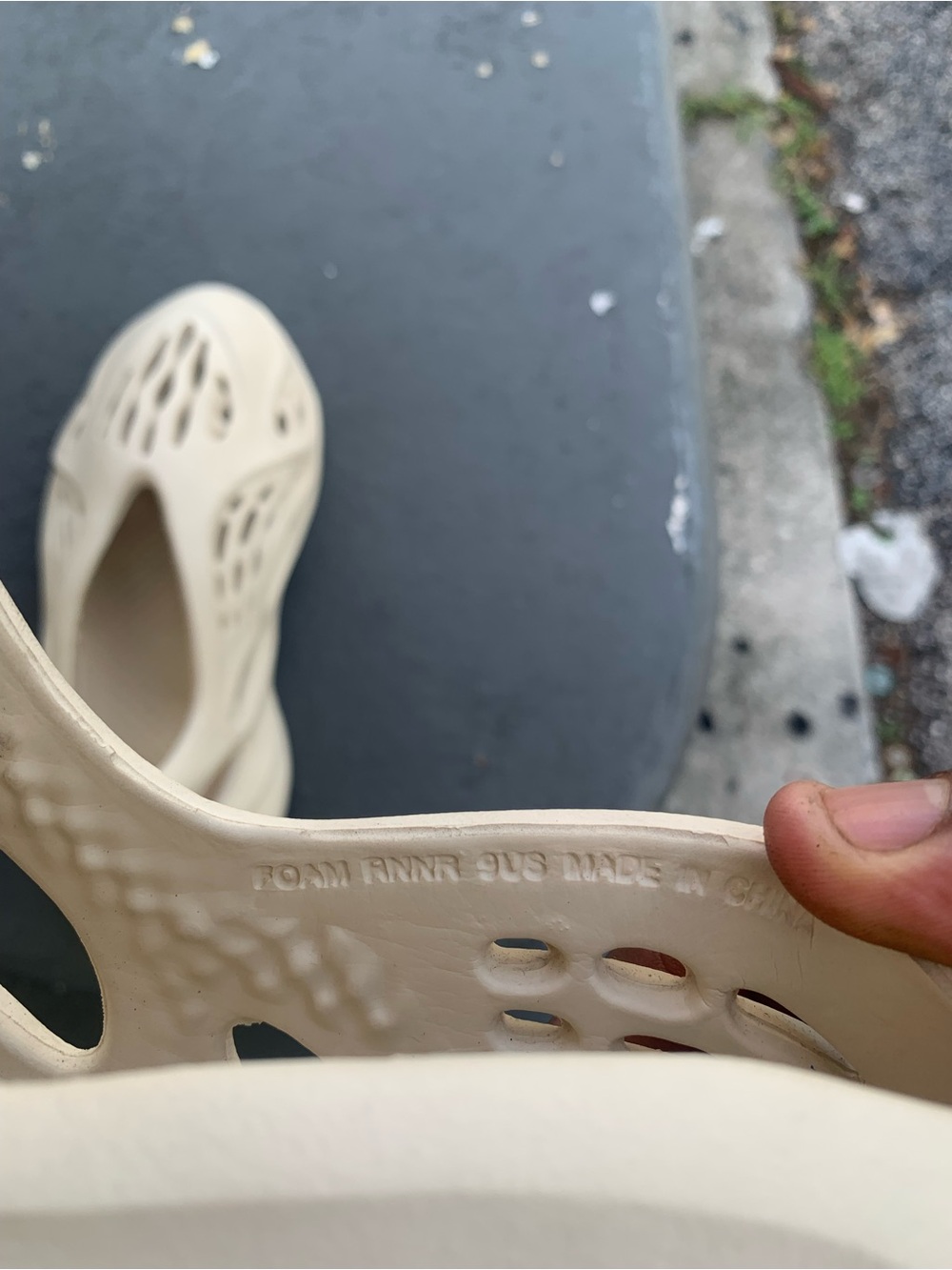 Beige Foam Slip-On Clogs - Lightweight Ventilated Design